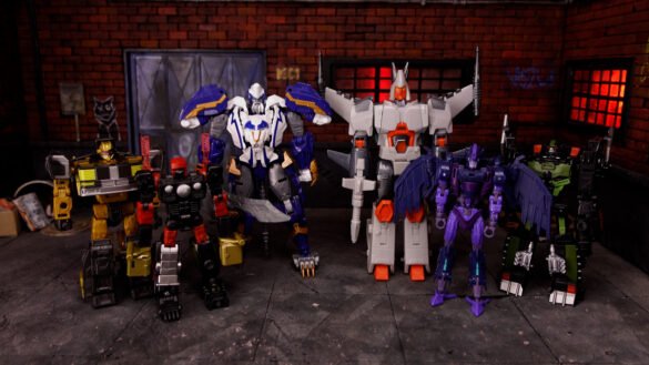 Ferak Transformers Legacy United junto a otras figuras de Transformers.