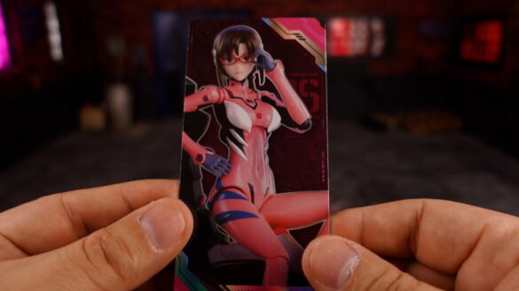 Mari Makinami Illustrious de Blokees Evangelion Fantastics Series 02, captura de la review, frame 003.