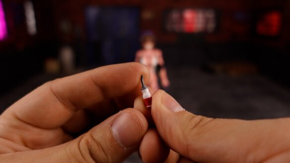 Mari Makinami Illustrious de Blokees Evangelion Fantastics Series 02, captura de la review, frame 004.