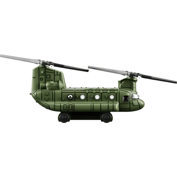 Helicóptero verde de Blokees Jurassic World TERRAVENTURE TS-01.