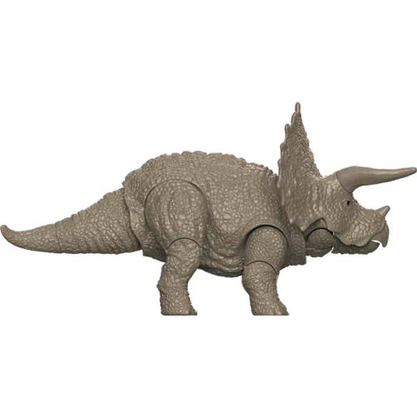 Triceratops de Blokees TERRAVENTURE TS-01 visto de perfil.