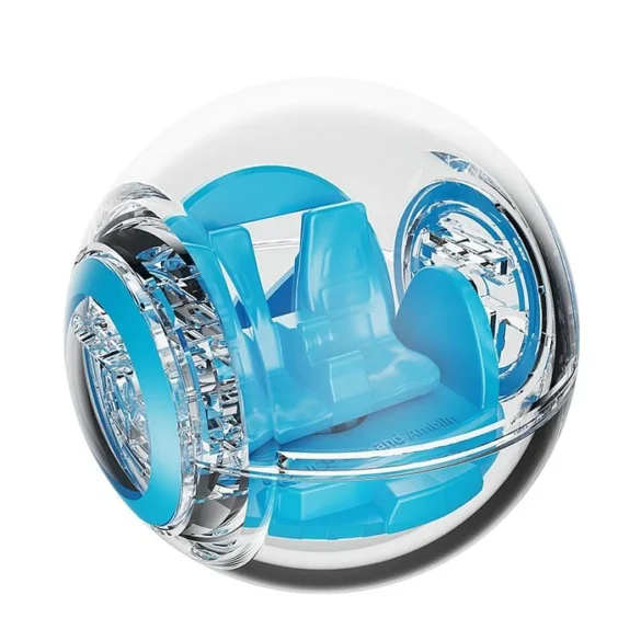 Girosfera transparente con asientos azules de Blokees TERRAVENTURE TS-02.