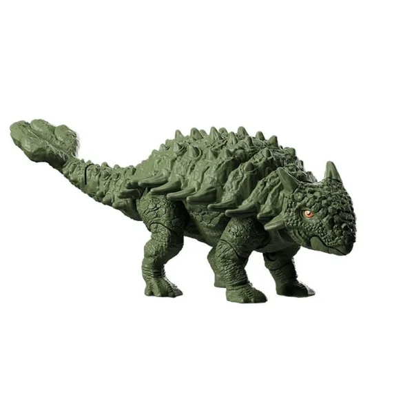 Ankylosaurus verde de Blokees TERRAVENTURE TS-02 visto de perfil.