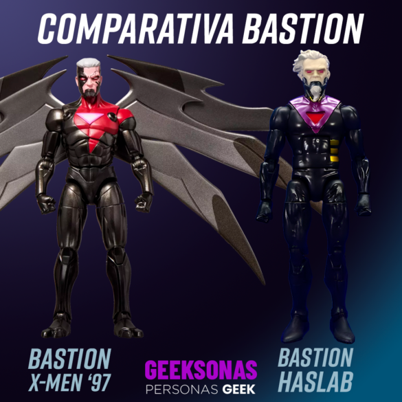 COMPARATIVA-bastion-02 Comparación de Bastion de X-Men ’97 con otra versión de Bastion de HasLab.