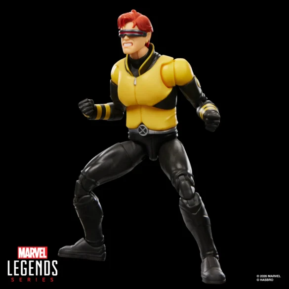GEEKSONAS-MARVEL-LEGENDS-SERIES-X-MEN-97-CYCLOPS-3 Cyclops de X-Men ’97 de Marvel Legends con expresión de combate y los puños preparados.