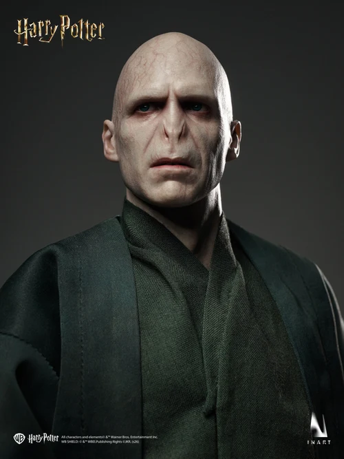 Harry-Potter-and-the-Deathly-Hallows-Voldemort-010 Detalle del rostro de Voldemort de INART con expresión neutra.