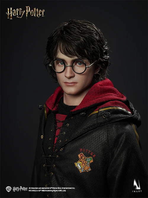Harry-Potter-and-the-Goblet-of-Fire-01 Detalle del rostro con gafas de Harry Potter de INART, versión El cáliz de fuego.