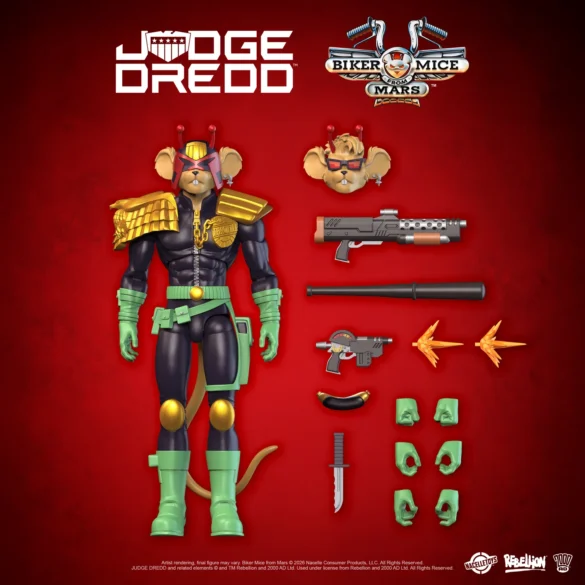 Judge Throttle de Nacelle con armas, manos y efectos intercambiables.
