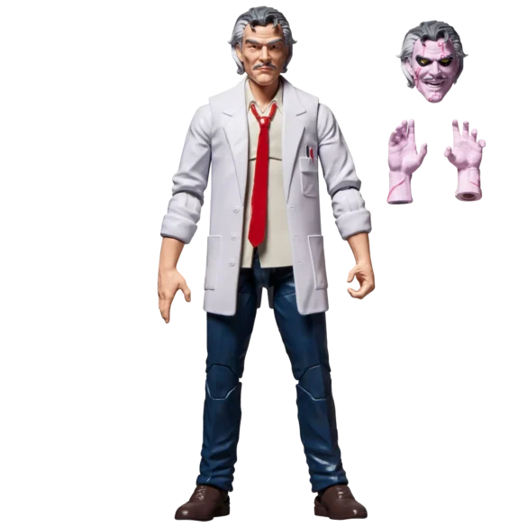 Marvel-Legends-Series-Bolivar-Trask-and-Marvel-Bastion-Nimrod-X-Men-97-010 Bolivar Trask Marvel Legends de Hasbro con cabeza y manos intercambiables.