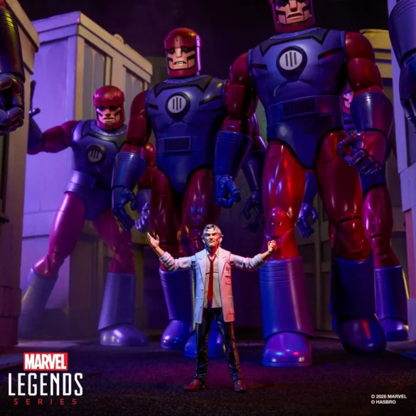 Marvel-Legends-Series-Bolivar-Trask-and-Marvel-Bastion-Nimrod-X-Men-97-05 Bolivar Trask y Bastion Marvel Legends de Hasbro junto a grandes Centinelas.