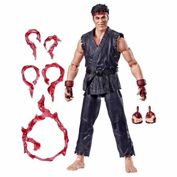 Dark Ryu de Jada Toys con manos y efectos de energía intercambiables.