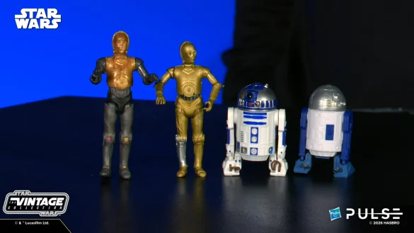 Comparación de R2-D2 y C-3PO de Lothal con otras versiones The Vintage Collection.