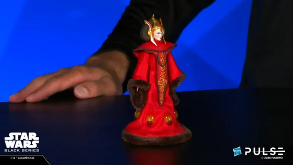 geeksonas-Star-Wars-New-Era-Launch-35 Queen Amidala The Black Series de Hasbro sobre una mesa durante el Fanstream.