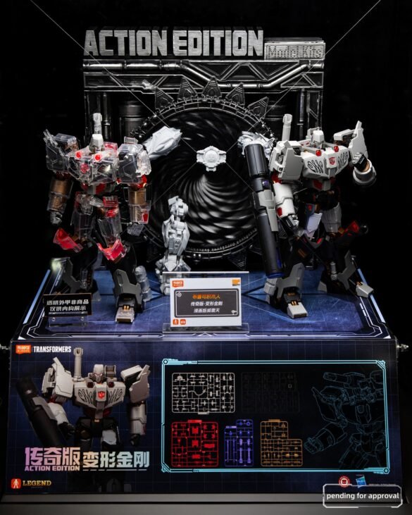 Robots de Transformers Action Edition de Blokees con accesorios y piezas de montaje.